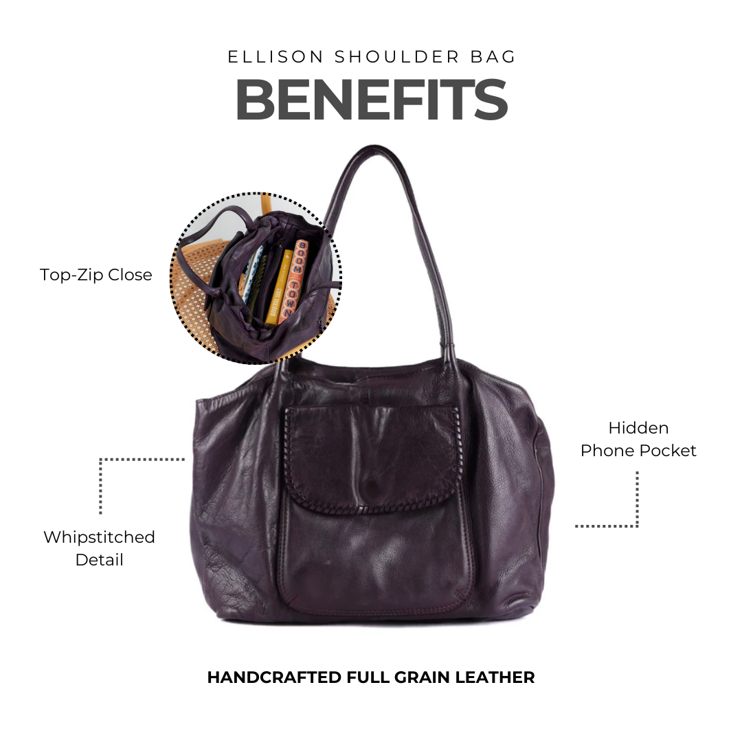 Ellison Leather Shoulder Bag