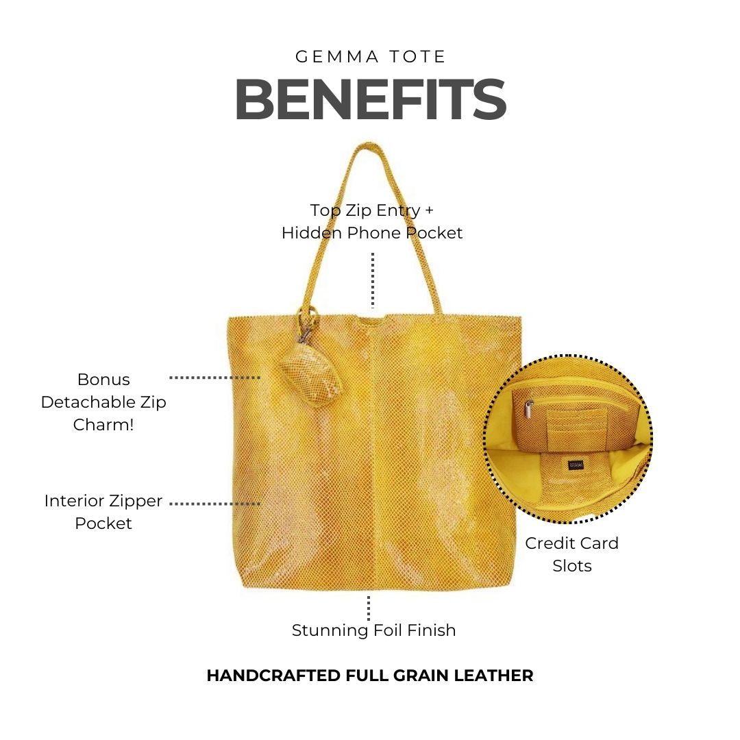 Gemma Leather Tote
