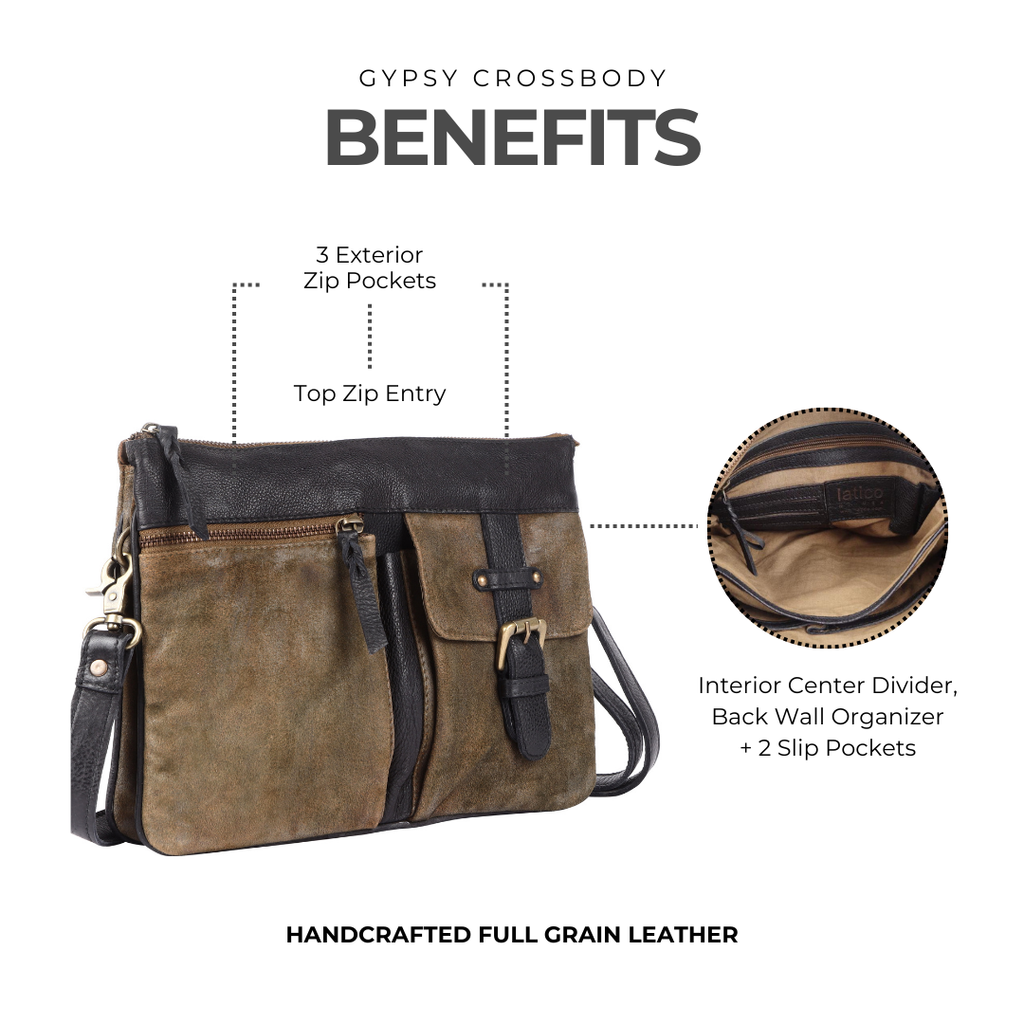 Gypsy Leather Crossbody
