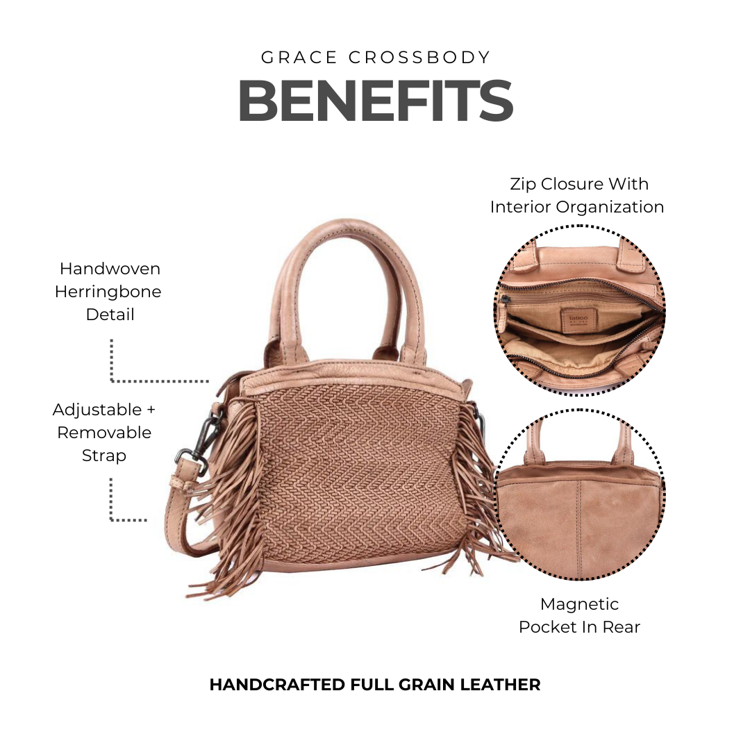 Grace Leather Crossbody