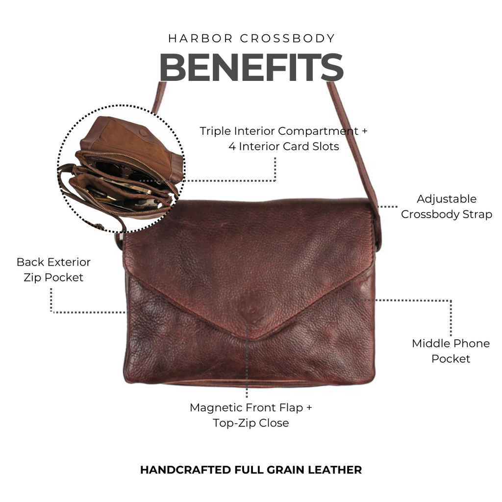Harbor Leather Crossbody