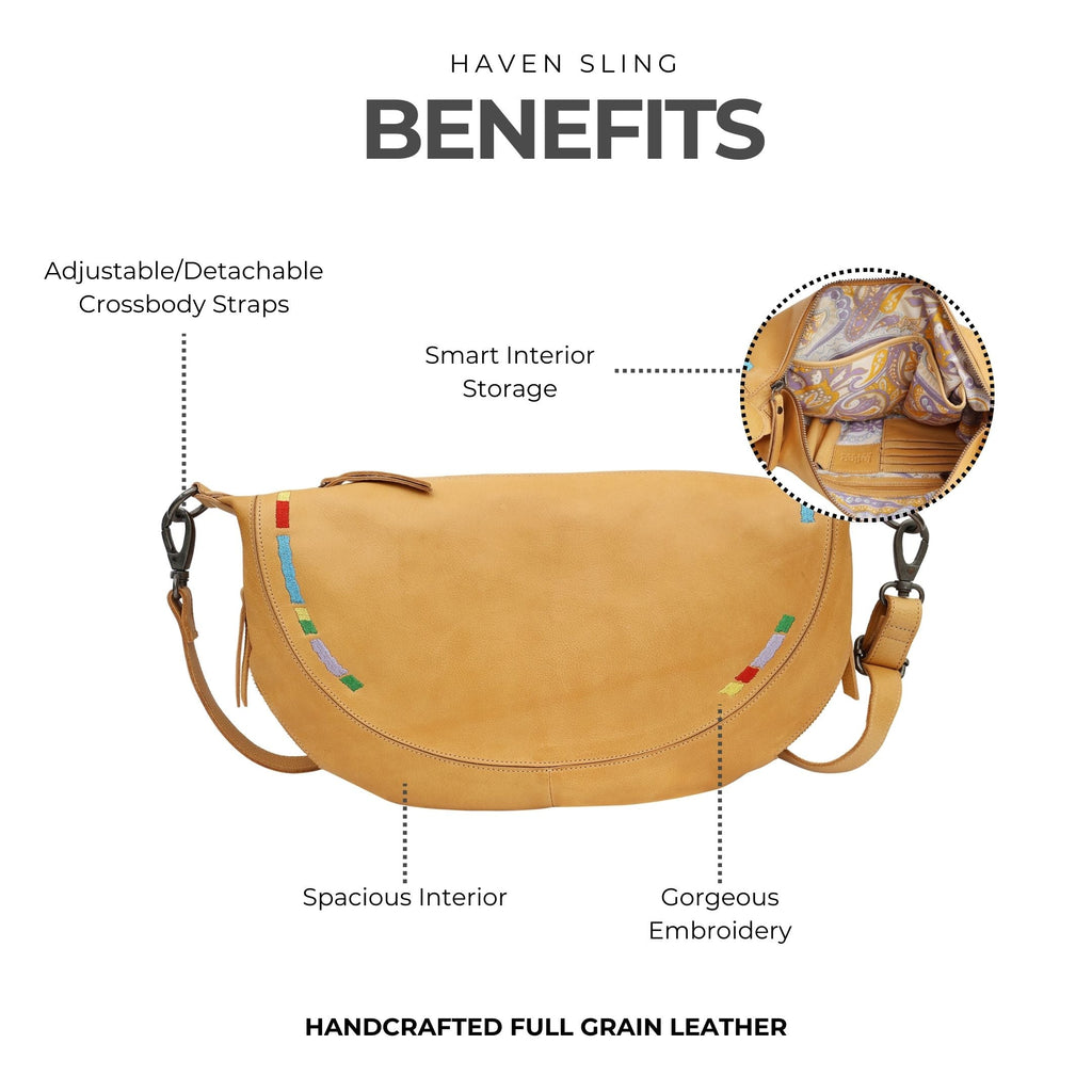 Haven Leather Sling/Crossbody