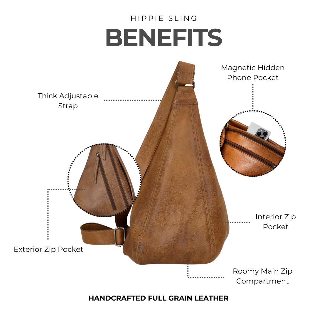 Leather Hippie Sling
