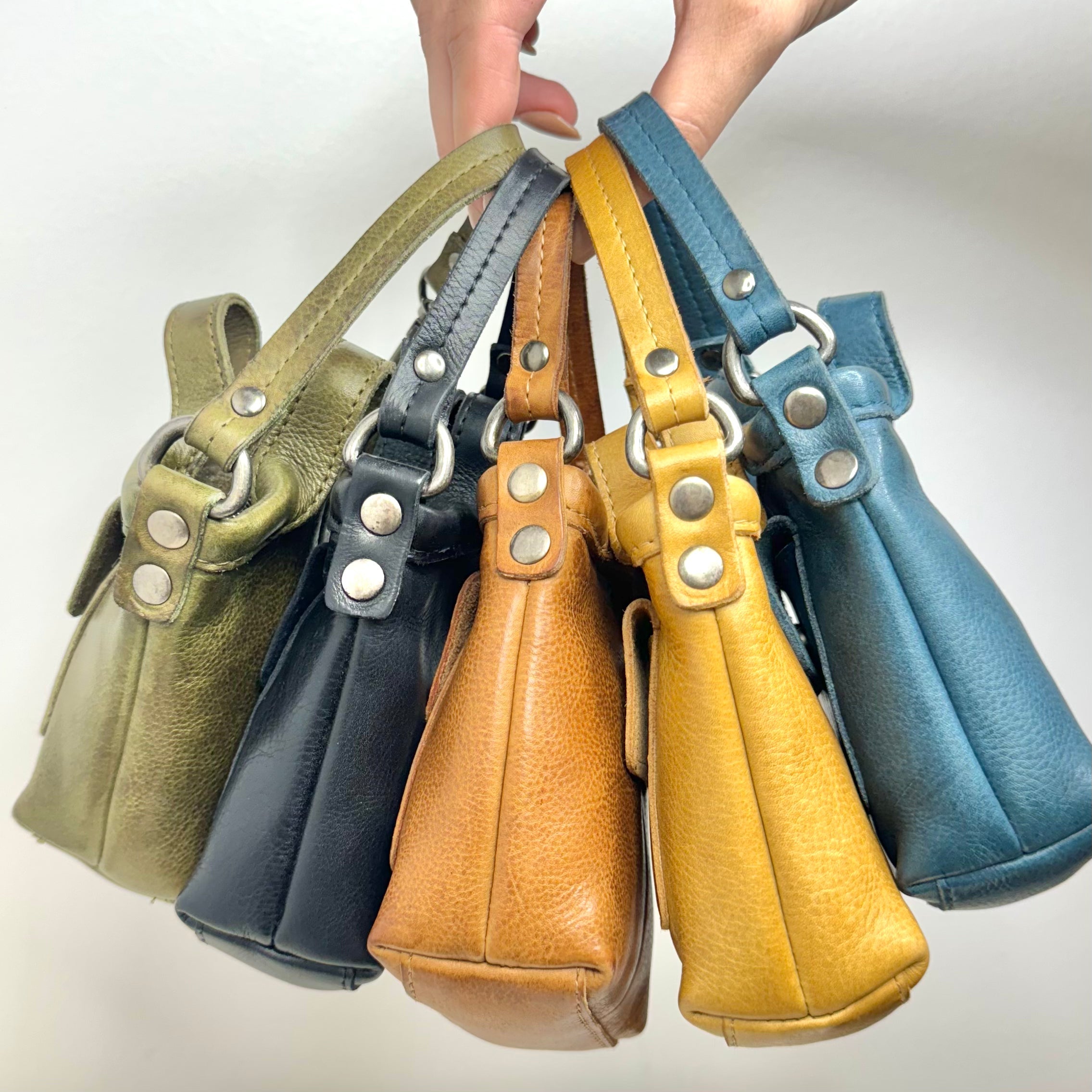 Mini Bianca Leather Bag Charm