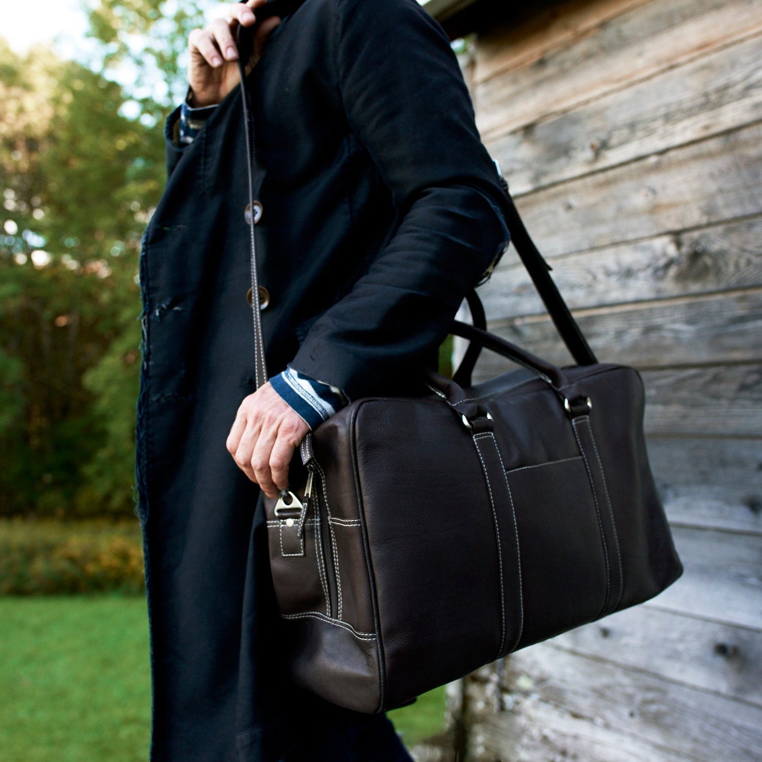 Cabin Leather Duffel Bag