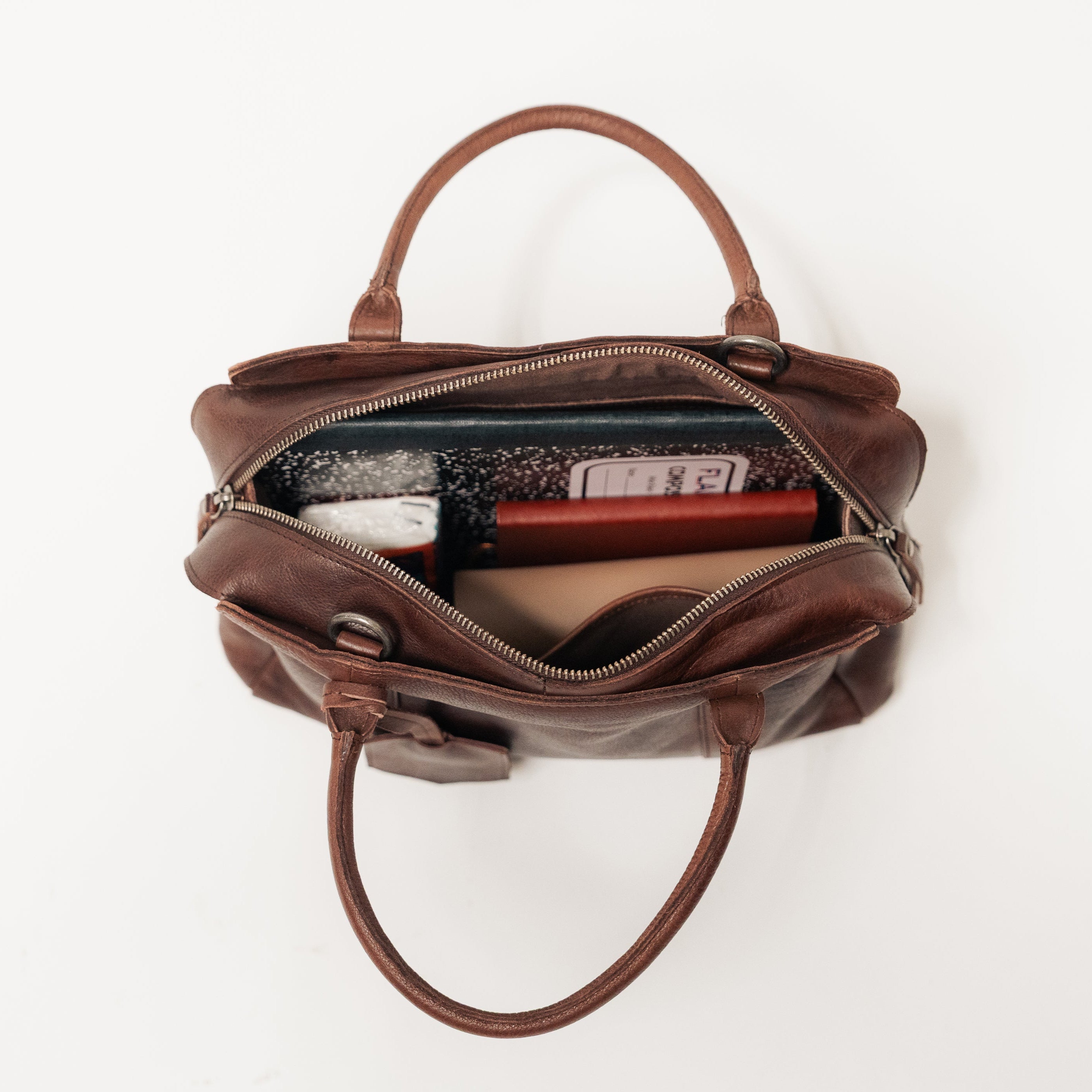 James Leather Crossbody