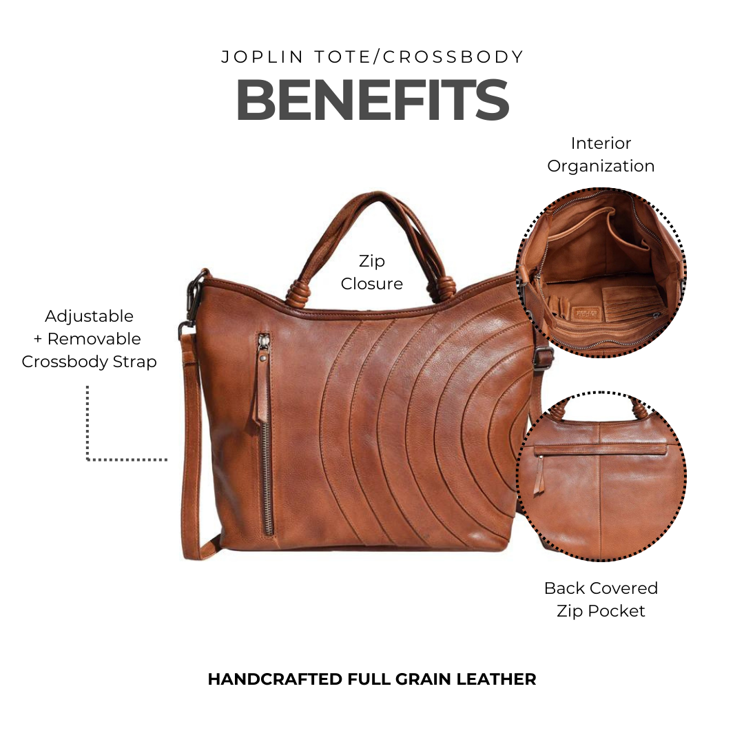 Joplin Leather Tote/Crossbody