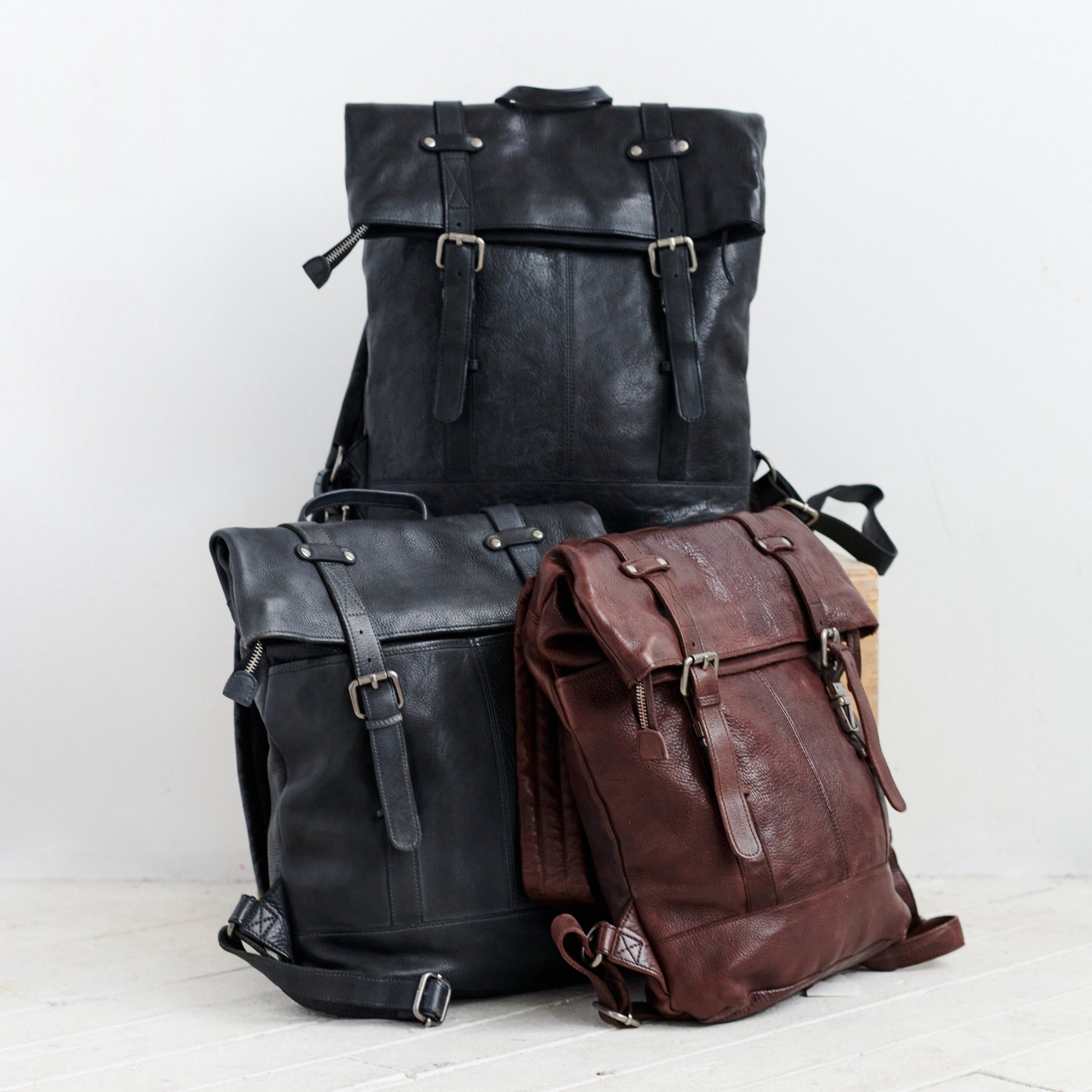 Barcelona Leather Backpack