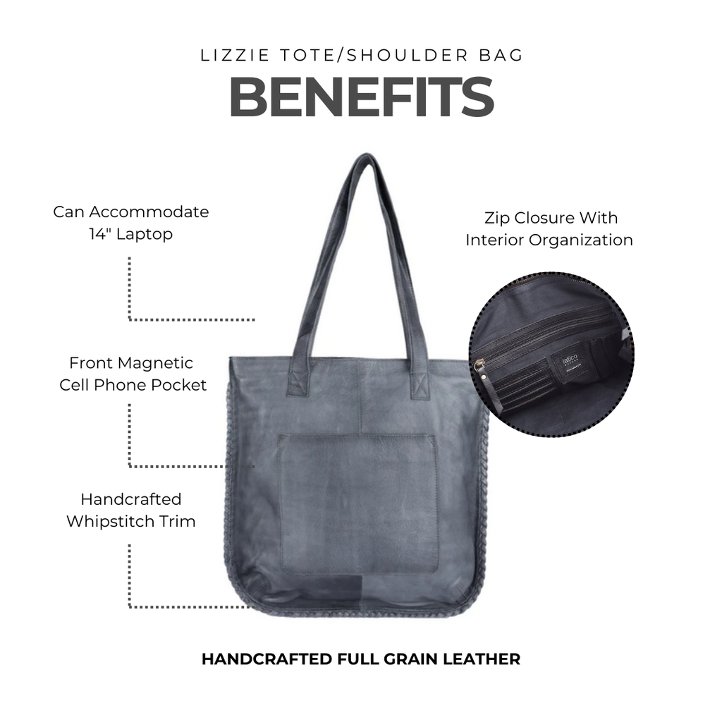 Lizzie Leather Tote/Shoulder Bag