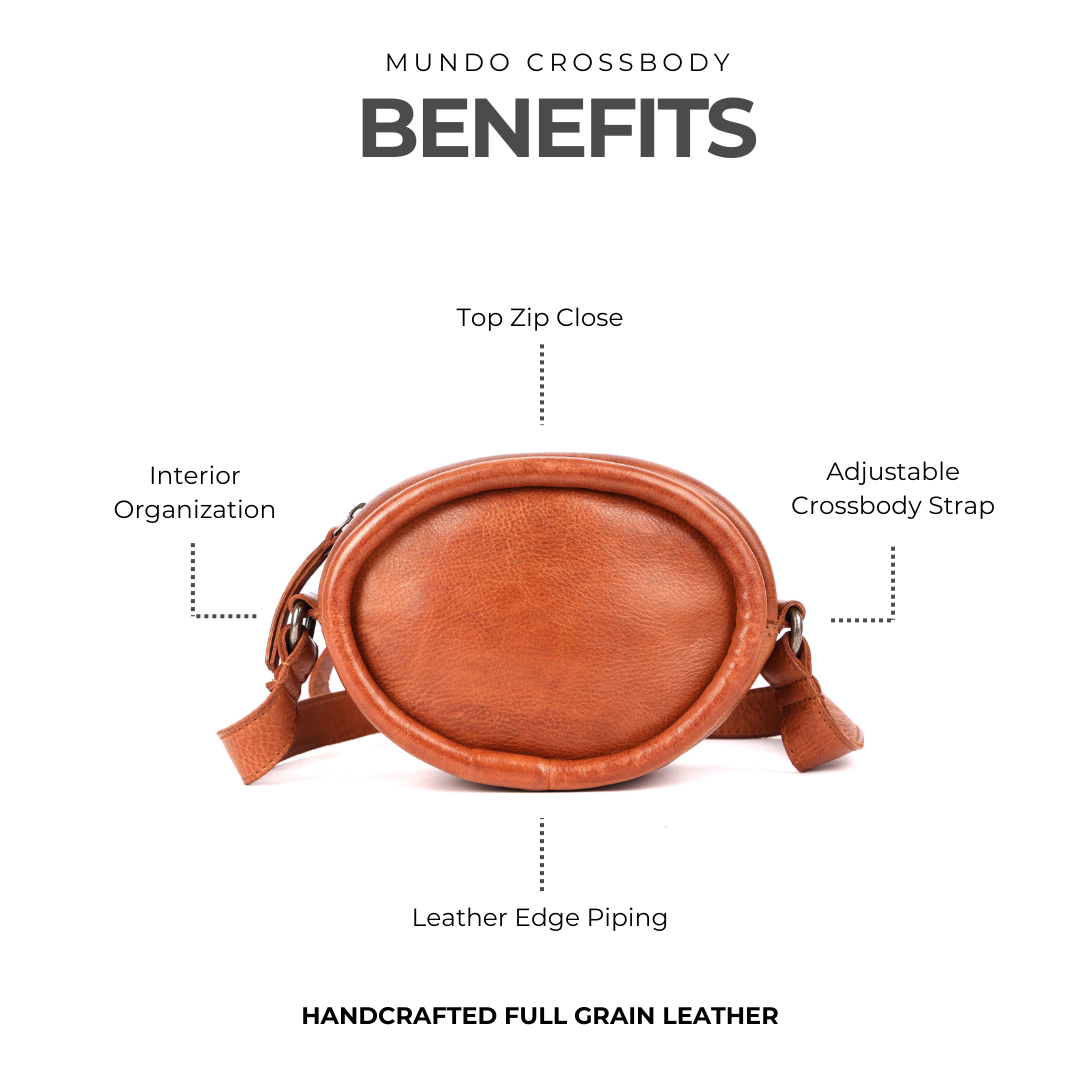 Mundo Leather Crossbody Bag