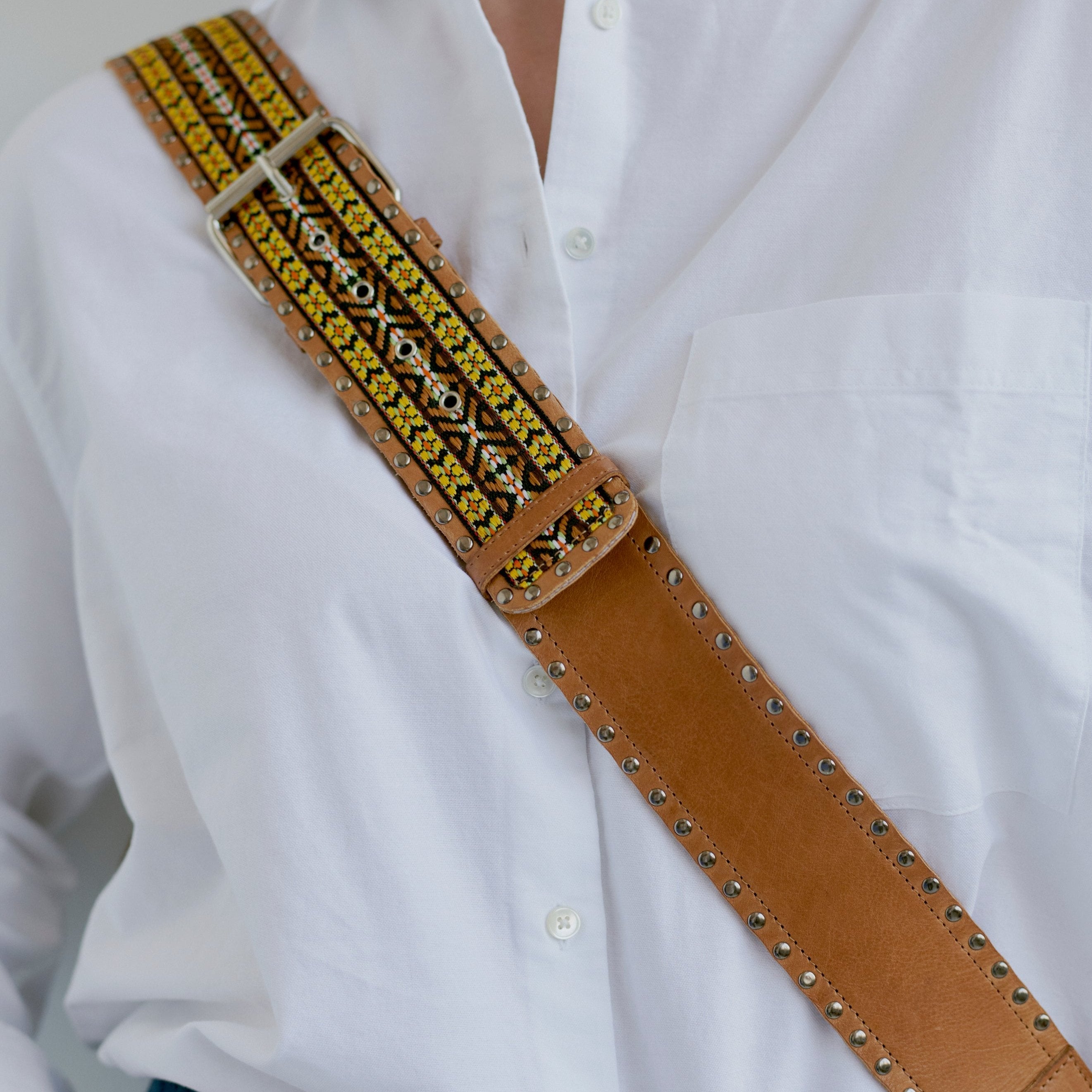 Gibson Reversible Leather Shoulder Strap