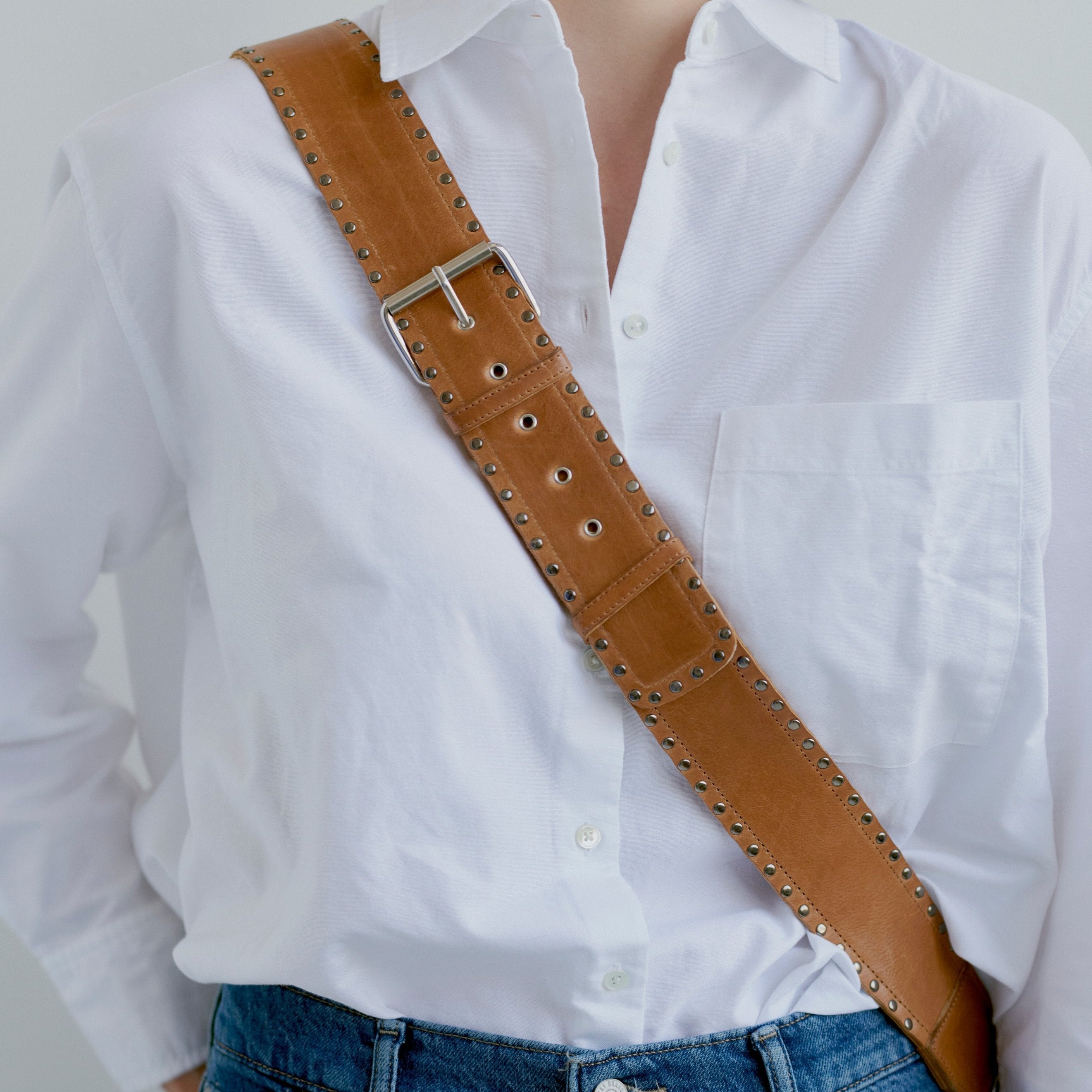 Gibson Reversible Leather Shoulder Strap