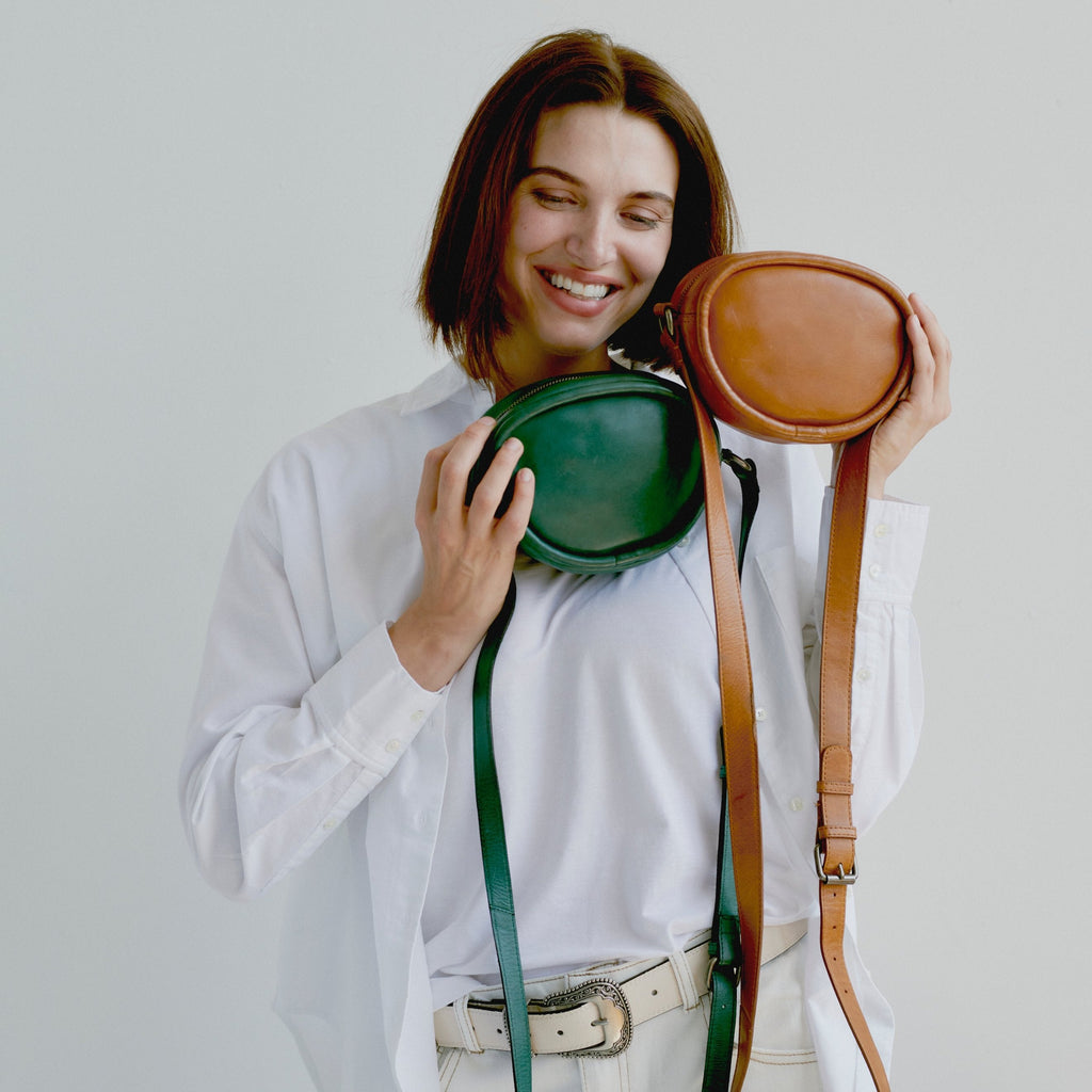 Mundo Leather Crossbody Bag