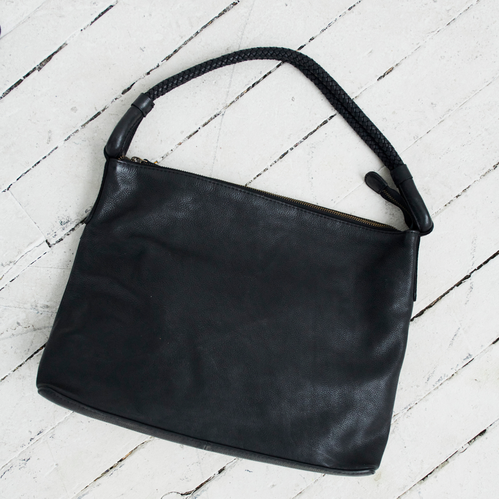 Davis Leather Shoulder Bag