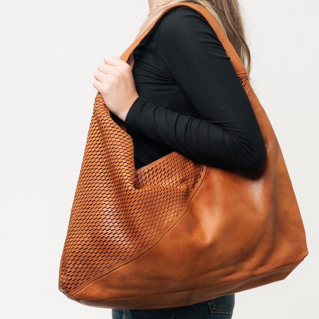 Lindsey Laser Tote/Shoulder Bag