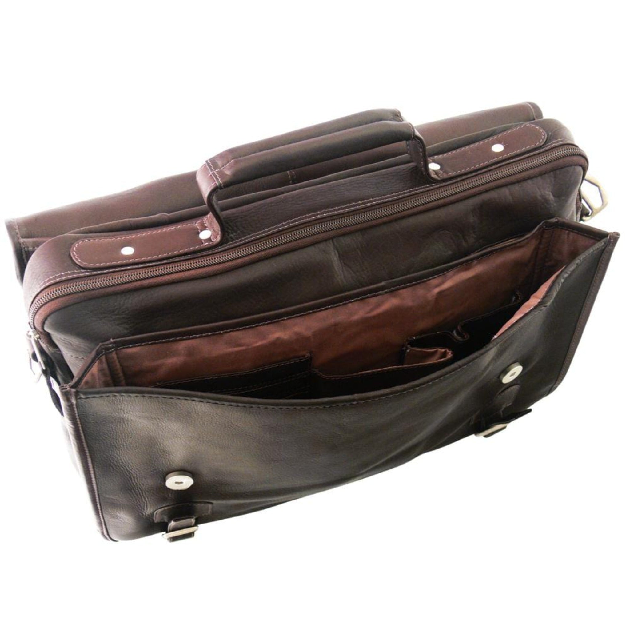 Grammercy Park Leather Laptop Brief