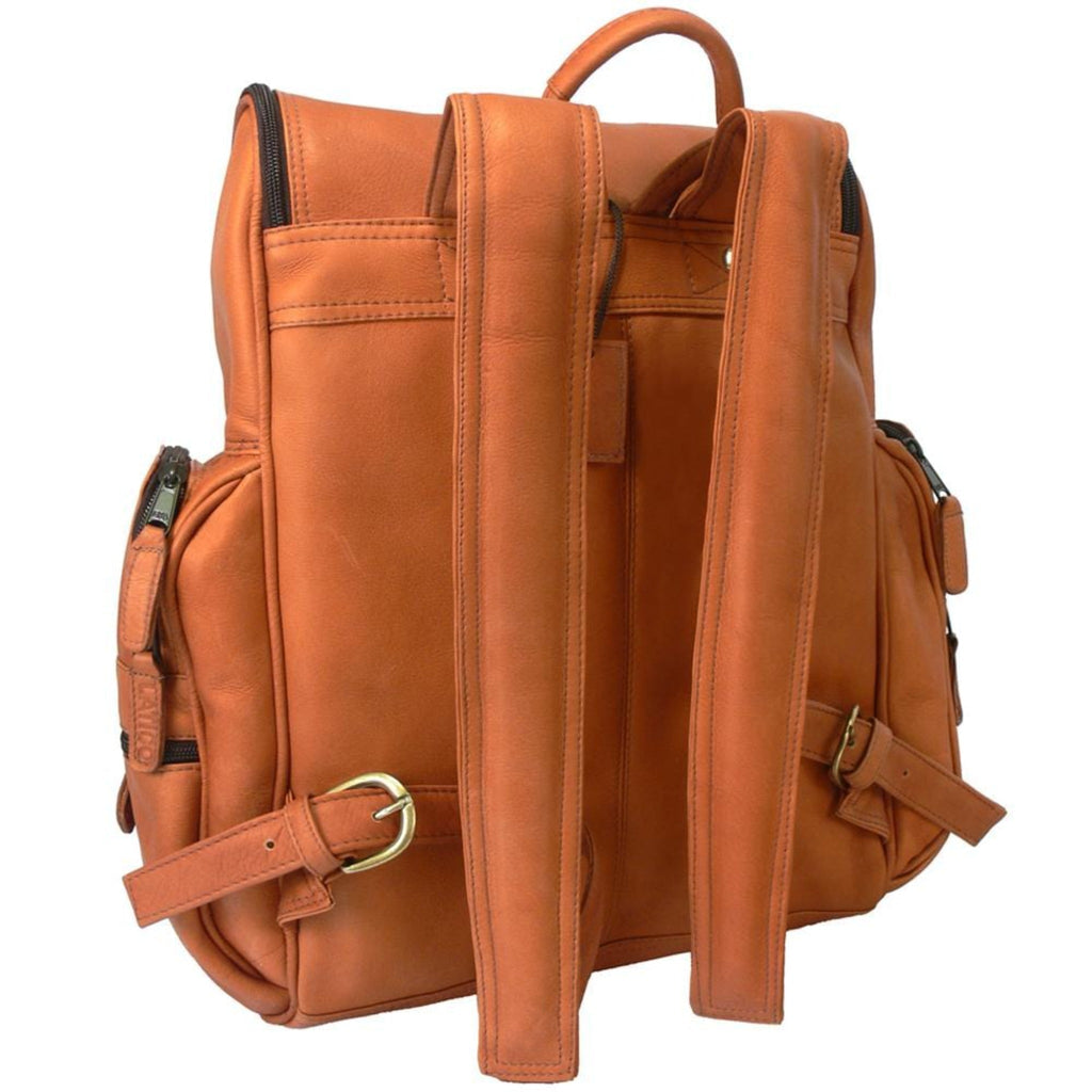 Explorer Leather Laptop Backpack