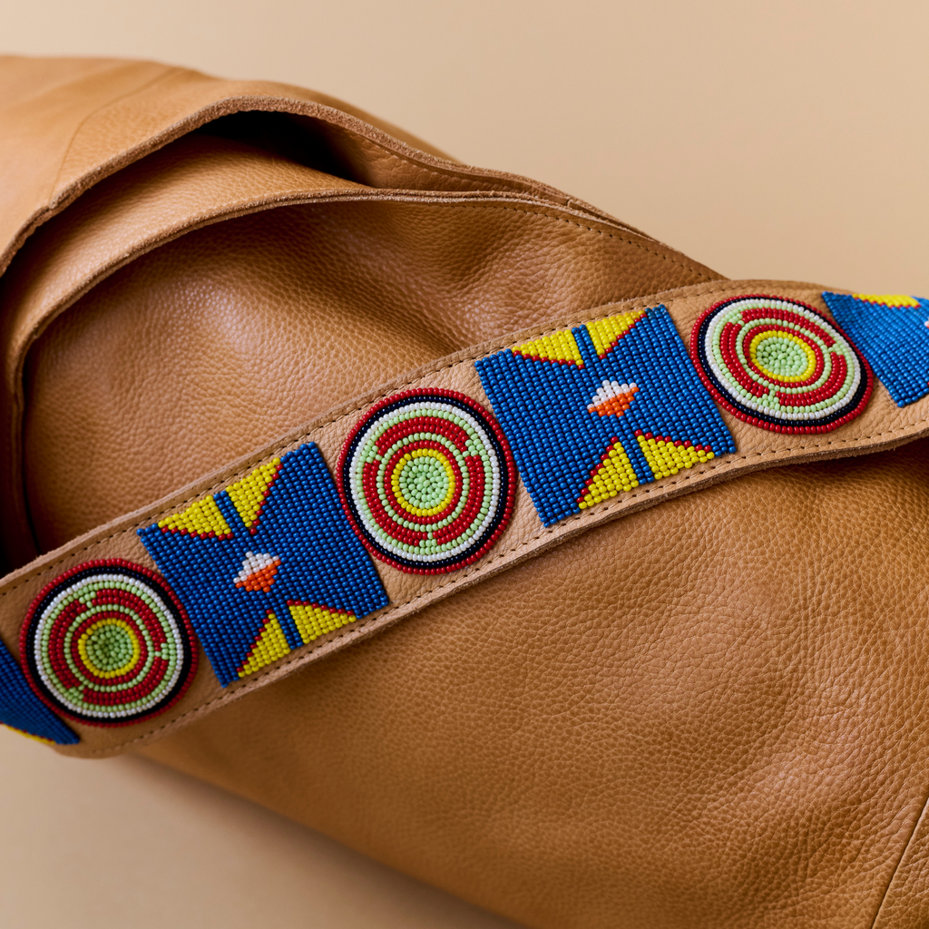 Lindsey Beaded Tote/Shoulder Bag