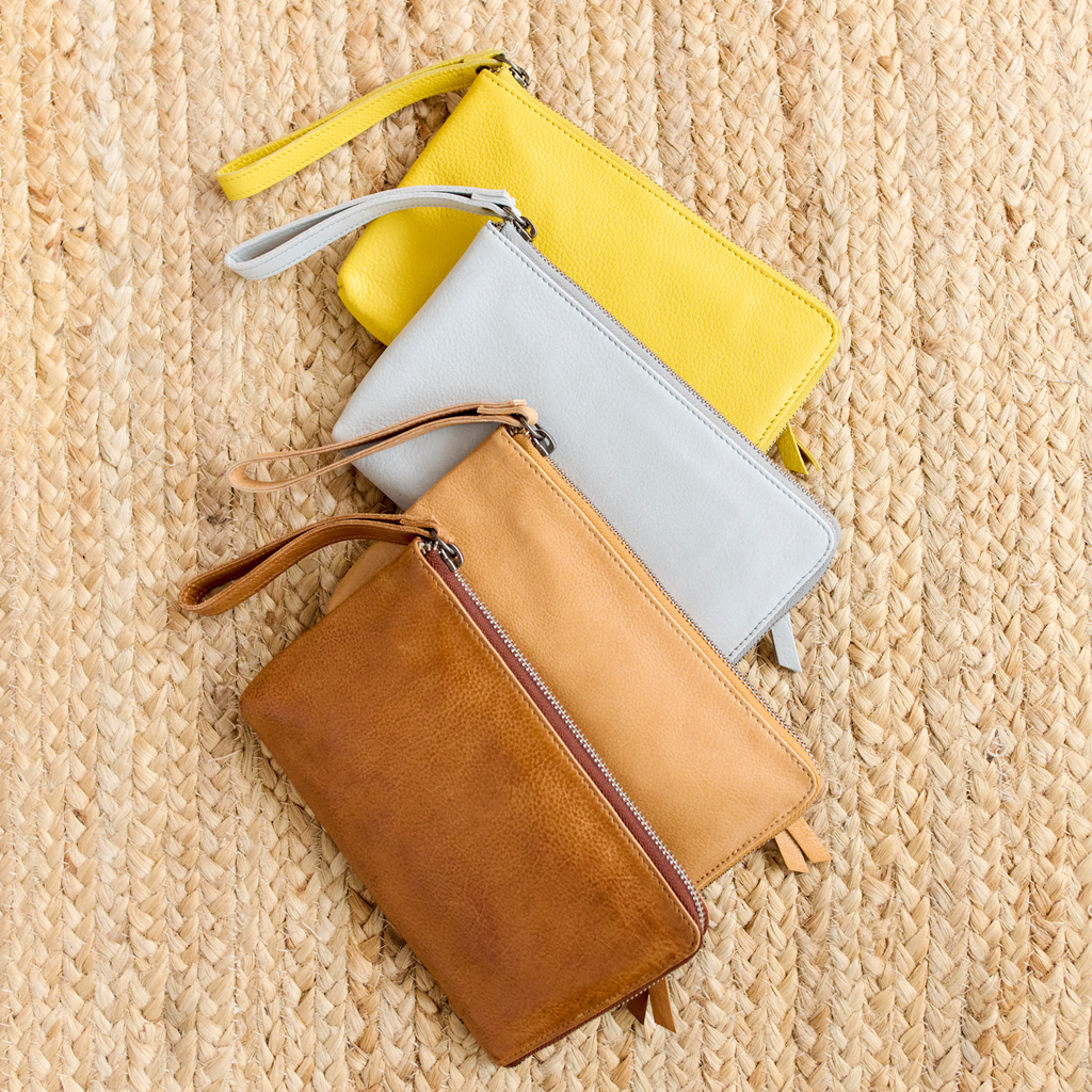 Muse Leather Wristlet